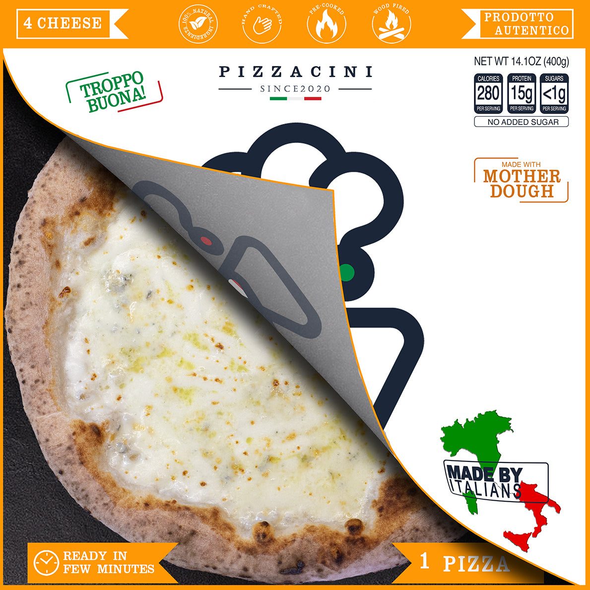 Frozen Pizza Four Cheese