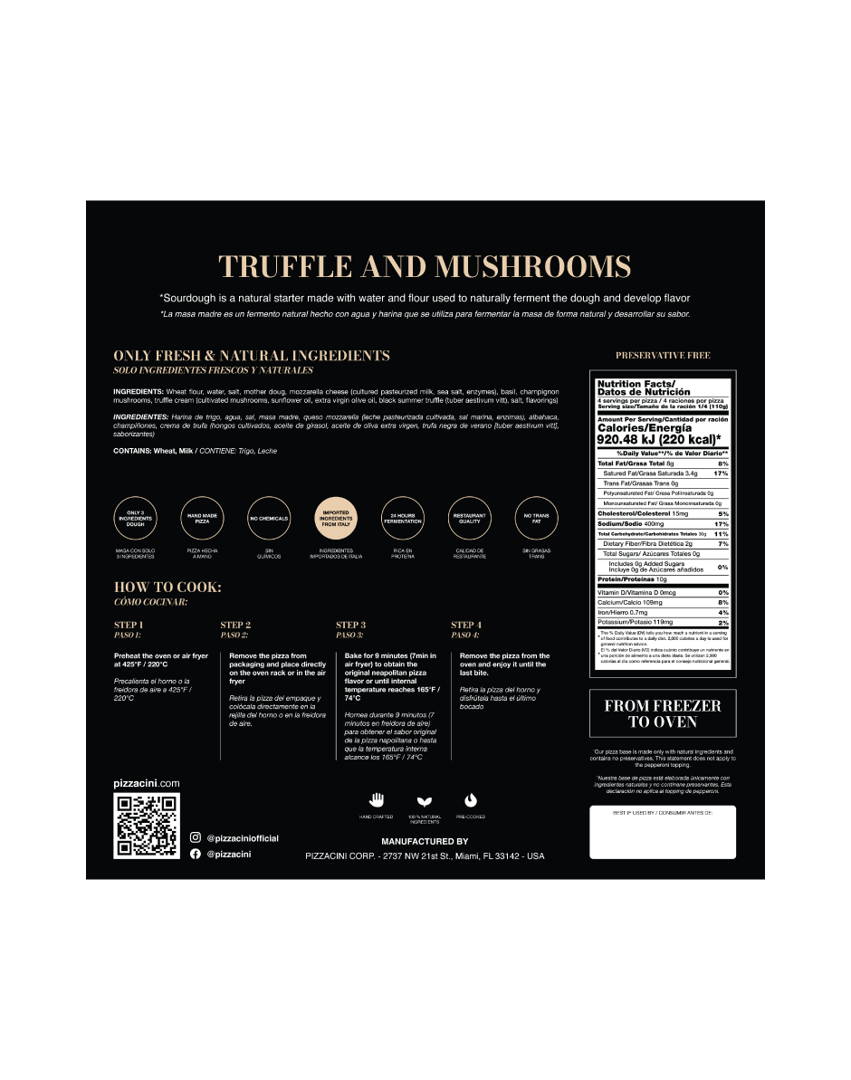 Neapolitan Truffle and Mushrooms